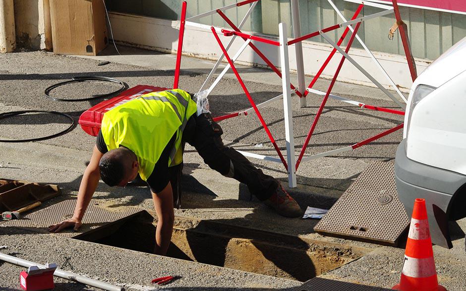 travaux assainissement Clairoix